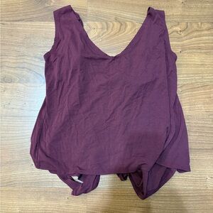 Women's Purple Sleeveless Top